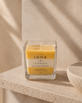 Bougie Lourmarin artisanale aux parfums fleur d'oranger, vanille et miel - Maison IMOR